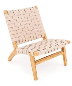 Masaya & Co. Furniture Masaya Leather Lounge Chair