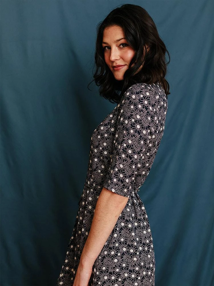 Mata Traders Aditi Moonrise Tencel Wrap Dress Mata Traders Aditi Moonrise Tencel Wrap Dress