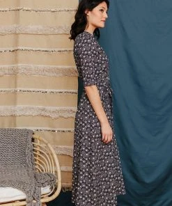 Mata Traders Aditi Moonrise Tencel Wrap Dress