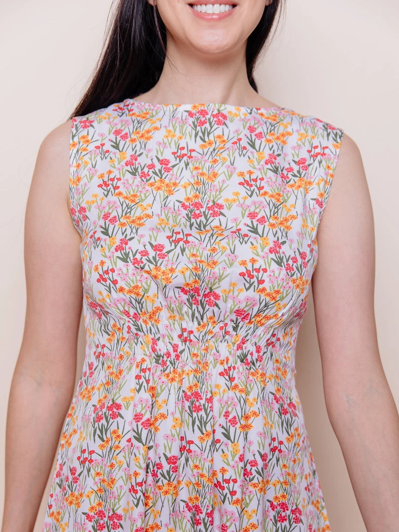 Mata Traders Artsy Traveler Pink Floral Tencel Midi Dress Clothing Mata Traders Artsy Traveler Pink Floral Tencel Midi Dress Clothing