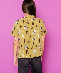 Mata Traders Clothing Olive Curios Camp Shirt