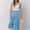 Mata Traders Danielle Cornflower Blossom Tiered Skirt