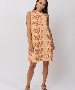 Mata Traders Eve Sedona Stripe Sleeveless Dress Clothing