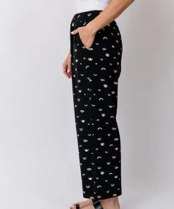 Mata Traders Clothing Fae Onyx Eyes Wide Leg Pant