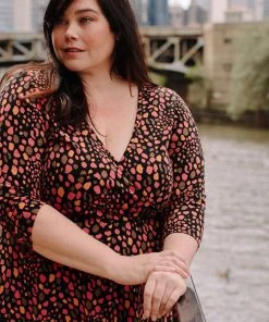 Mata Traders Best Sellers Callie Long Sleeve Wrap Dress