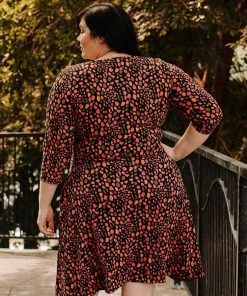 Mata Traders Best Sellers Callie Long Sleeve Wrap Dress