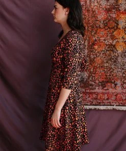 Mata Traders Best Sellers Callie Long Sleeve Wrap Dress