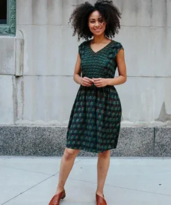 Mata Traders Nashville Teal Modal Dress