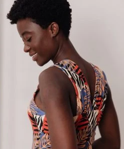 Mata Traders Fair Trade Opal Layered Palms Dress