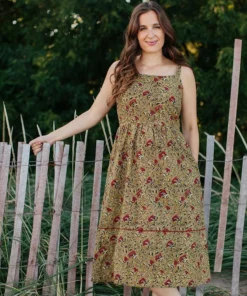 Mata Traders Provence Midi Dress