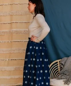 Mata Traders Shimla Full Moon Smocked Skirt Fair Trade 3 Mata Traders Shimla Full Moon Smocked Skirt Fair Trade