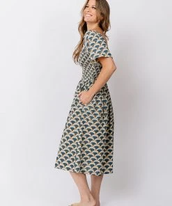 Mata Traders Teddy Blue Lotus Dress 1 Mata Traders Teddy Blue Lotus Dress