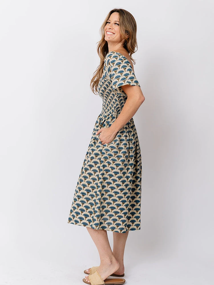 Mata Traders Teddy Blue Lotus Dress Mata Traders Teddy Blue Lotus Dress