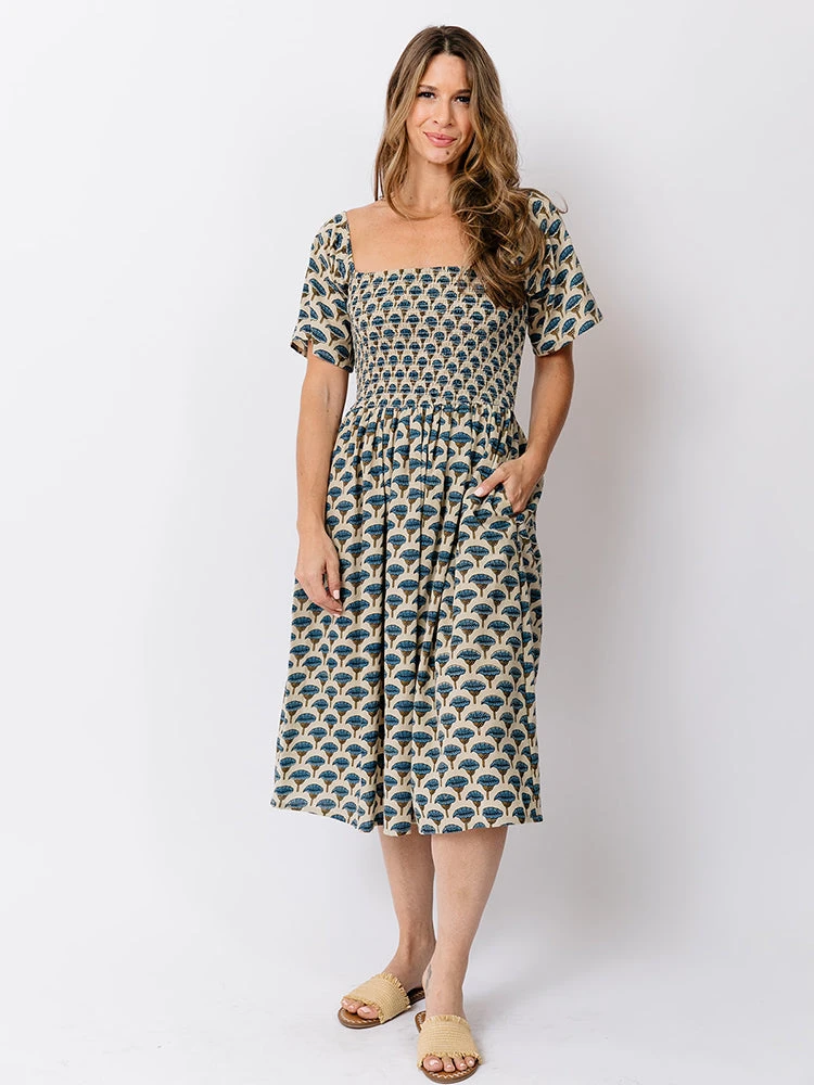 Mata Traders Teddy Blue Lotus Dress Mata Traders Teddy Blue Lotus Dress