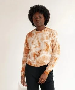 North Of West Sale Max Tie Dye Sweatshirt - Amber 4 North Of West Sale Max Tie Dye Sweatshirt - Amber
