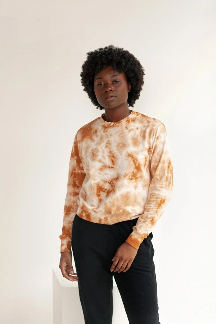 North Of West Sale Max Tie Dye Sweatshirt - Amber North Of West Sale Max Tie Dye Sweatshirt - Amber