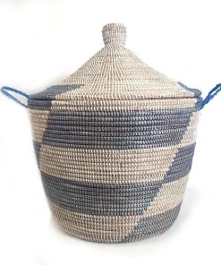 Mbare Low Patterned Hamper Basket Home Goods 5 Mbare Low Patterned Hamper Basket Home Goods