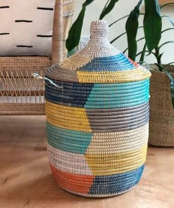 Mbare Medium Multicolor Hamper Basket
