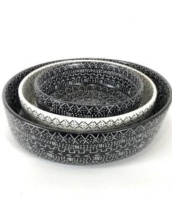 Mbare Small Black Mud Cloth Bowl