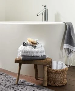 Coyuchi Mediterranean Towels - Shadow / Deep Pewter