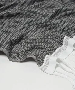 Coyuchi Mediterranean Towels - Shadow / Deep Pewter