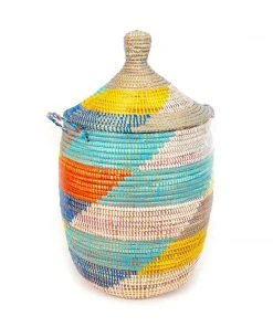 Mbare Medium Patterned Hamper Basket Best Sellers 6 Mbare Medium Patterned Hamper Basket Best Sellers