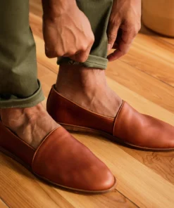 Nisolo Men's Alejandro Slip On - Brandy