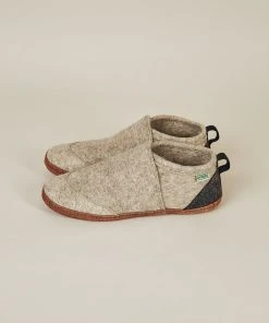 Kyrgies Men's Wool Tengries Slippers - Oatmeal Best Sellers