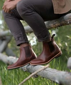 Nisolo Men's All-Weather Chelsea Boot - Brandy