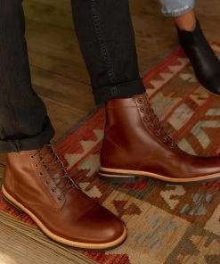 Nisolo Men's Andres All Weather Boot - Brandy 4 Nisolo Men's Andres All Weather Boot - Brandy