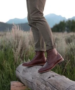 Nisolo Men's Andres All Weather Boot - Brandy