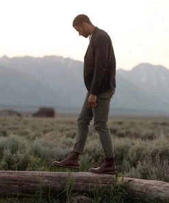 Nisolo Men's Andres All Weather Boot - Brandy 6 Nisolo Men's Andres All Weather Boot - Brandy