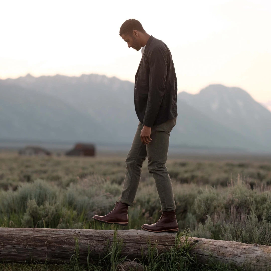 Nisolo Men's Andres All Weather Boot - Brandy Nisolo Men's Andres All Weather Boot - Brandy