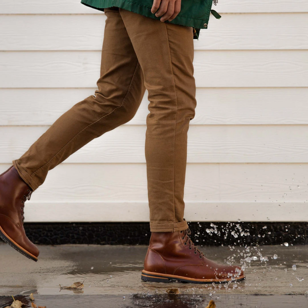 Nisolo Men's Andres All Weather Boot - Brandy Nisolo Men's Andres All Weather Boot - Brandy