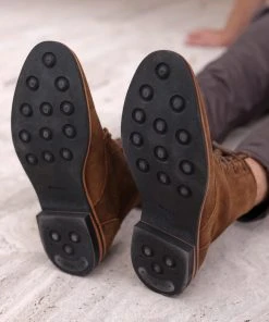 Nisolo Men's Andres All Weather Boot - Waxed Brown