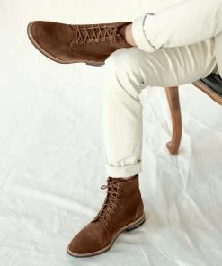 Nisolo Men's Andres All Weather Boot - Waxed Brown