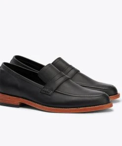 Nisolo Men's Chamberlain Penny Loafer - Black