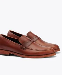 Nisolo Men's Chamberlain Penny Loafer - Brandy Best Sellers