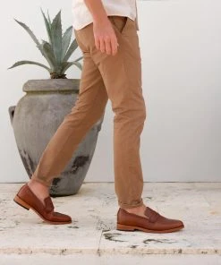 Nisolo Men's Chamberlain Penny Loafer - Brandy Best Sellers