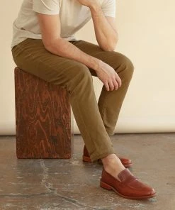 Nisolo Men's Chamberlain Penny Loafer - Brandy Best Sellers