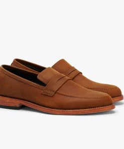 Nisolo Men's Chamberlain Penny Loafer - Oak