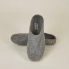 Kyrgies Best Sellers Men's Classic Sole Low Back Wool Slippers - Gray