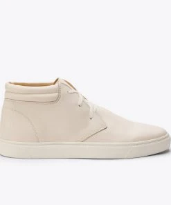 Nisolo Men's Cortez Mid Top Sneaker - Bone 6 Nisolo Men's Cortez Mid Top Sneaker - Bone