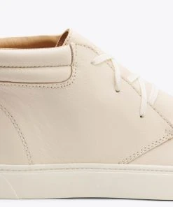 Nisolo Men's Cortez Mid Top Sneaker - Bone 8 Nisolo Men's Cortez Mid Top Sneaker - Bone