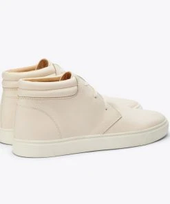 Nisolo Men's Cortez Mid Top Sneaker - Bone 7 Nisolo Men's Cortez Mid Top Sneaker - Bone