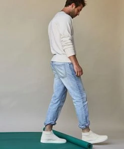 Nisolo Men's Cortez Mid Top Sneaker - Bone 2 Nisolo Men's Cortez Mid Top Sneaker - Bone