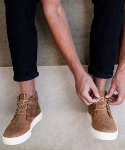 Nisolo Men's Cortez Mid Top Sneaker - Tobacco 2 Nisolo Men's Cortez Mid Top Sneaker - Tobacco