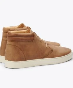 Nisolo Men's Cortez Mid Top Sneaker - Tobacco 8 Nisolo Men's Cortez Mid Top Sneaker - Tobacco