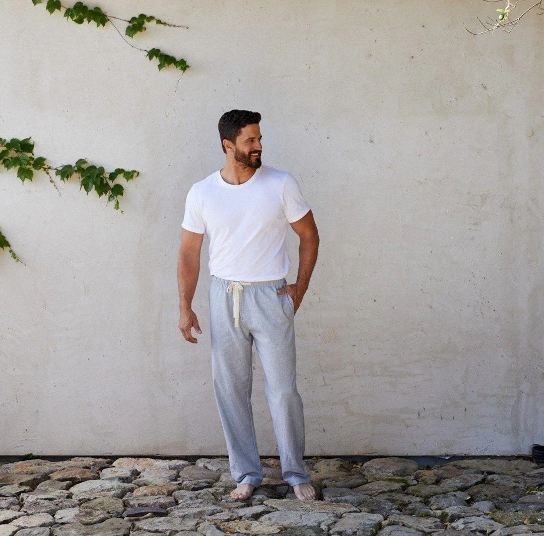 Coyuchi Men's Crinkled Pajama Pants Coyuchi Men's Crinkled Pajama Pants