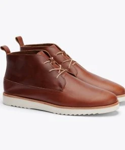 Nisolo Men's Cusco Flex Chukka - Brandy